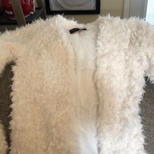 Fuzzy White Jacket